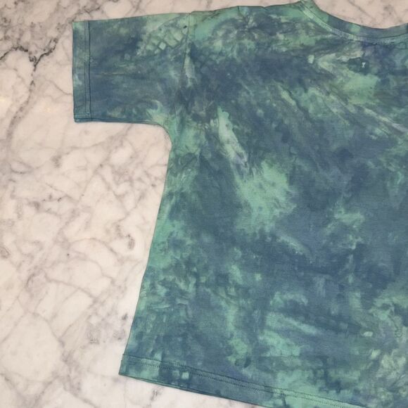 Dior Kids Green Tie-Dye T-Shirt 4 - Picture 7 of 9